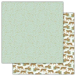 Papier Unitaire*Draeger Paris Set de Papier Vert - Scrapbooking (test)