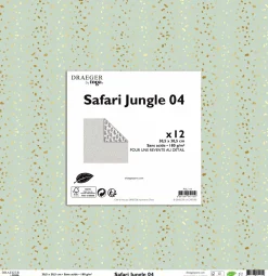 Papier Unitaire*Draeger Paris Set de Papier Vert - Scrapbooking (test)