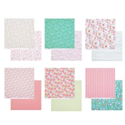 Papier Unitaire*Draeger Paris Set de papiers imprimés Motifs fleuris x6