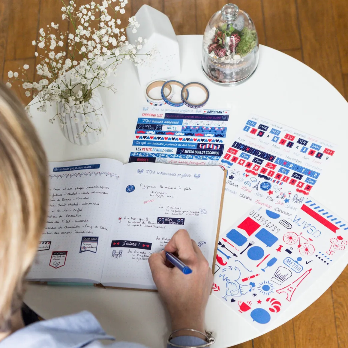 Stickers Muraux|Stickers D'organisation*Draeger Paris Set personnalisation Bullet journal Frenchy