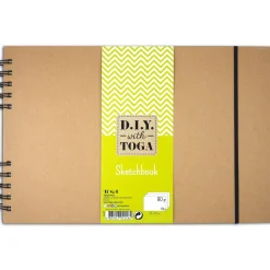 Carnets & Blocs-notes*Draeger Paris Sketchbook kraft spirales 80 pages - 30x20 cm