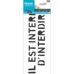 Stickers De Transfert|Stickers & Embellissements*Draeger Paris Sticker citation Mai 68 Il est interdit d'interdire