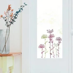 Stickers & Embellissements|Stickers De Fenetre*Draeger Paris Sticker fenêtre fleurs ombelles sauvages