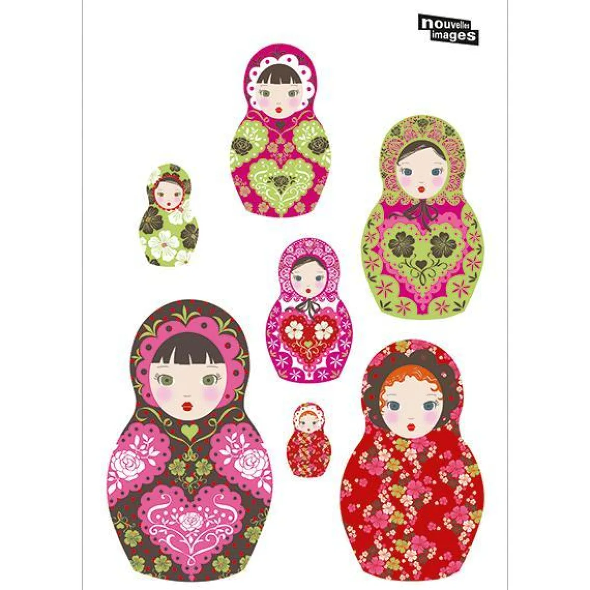 Stickers De Fenetre|Stickers & Embellissements*Draeger Paris Sticker Fenêtre Poupées russes