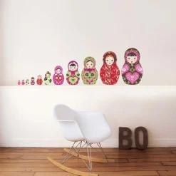 Stickers & Embellissements*Draeger Paris Sticker mural Poupées russes