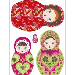 Stickers & Embellissements*Draeger Paris Sticker mural Poupées russes