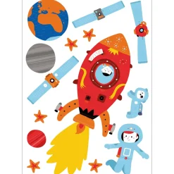 Stickers & Embellissements*Draeger Paris Sticker mural Voyage dans l'espace