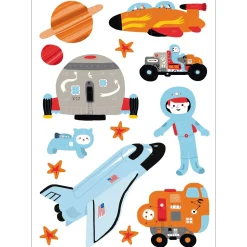 Stickers & Embellissements*Draeger Paris Sticker mural Voyage dans l'espace