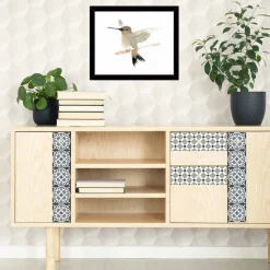 Stickers De Carrelage|Stickers & Embellissements*Draeger Paris Stickers carrelage 15x15 cm Lys noir