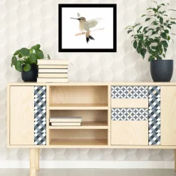 Stickers De Carrelage|Stickers & Embellissements*Draeger Paris Stickers carrelage 15x15 cm Rosaces blanches et grises