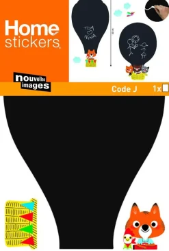 Stickers & Embellissements*Draeger Paris Stickers muraux Ardoises Montgolfières