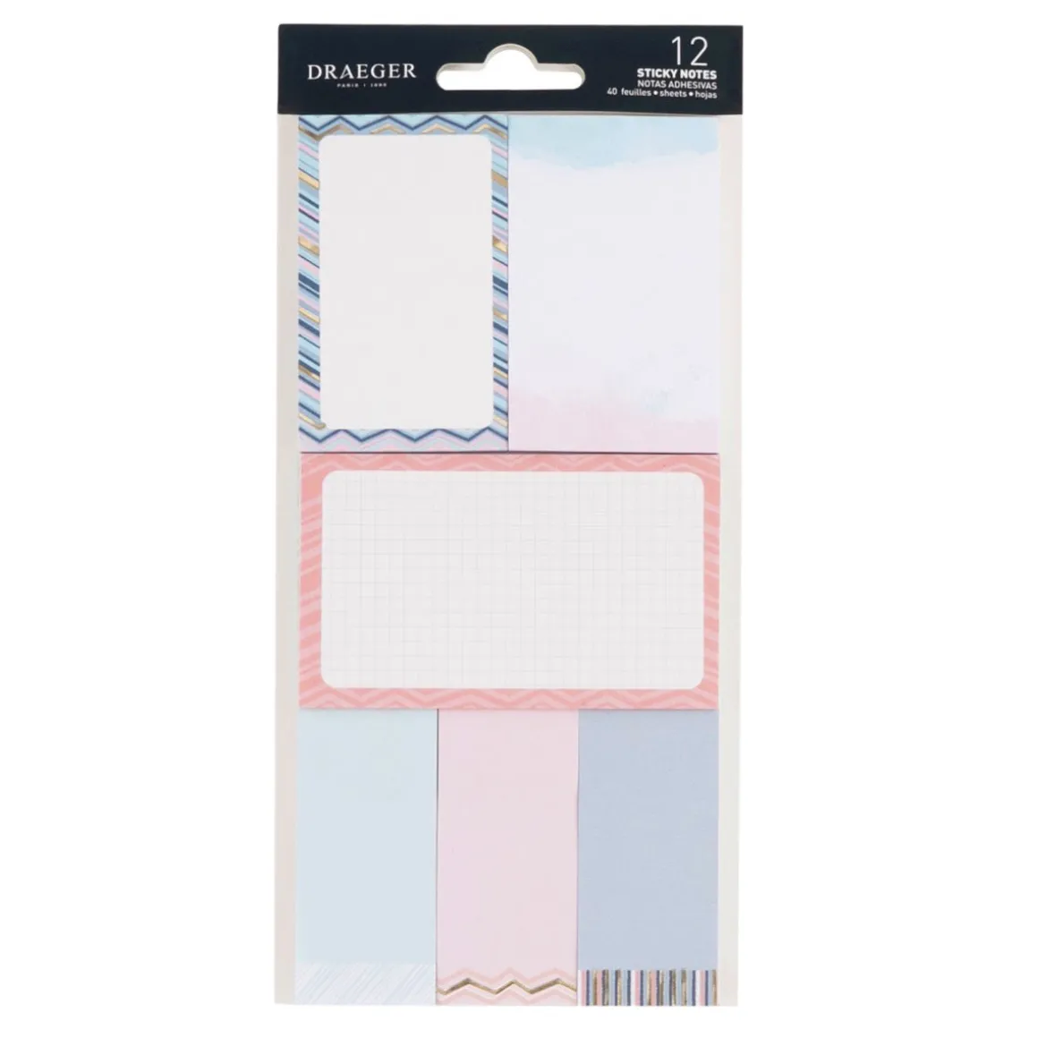 Bullet Journal|Organiseurs*Draeger Paris Sticky notes - lot de 12 blocs pastel
