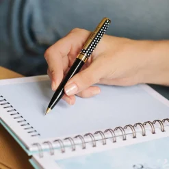 Stylos Personnalisés*Draeger Paris stylo bille noir rétractable Mon meilleur ami