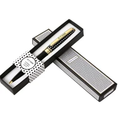 Stylos Personnalisés*Draeger Paris Stylo bille noir rétractable Je t'aime