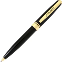 Stylos Personnalisés*Draeger Paris Stylo bille noir rétractable Je t'adore
