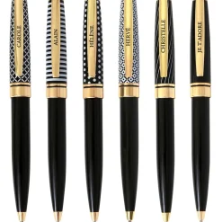 Stylos Personnalisés*Draeger Paris stylo bille noir rétractable Tu es unique