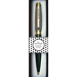 Stylos Personnalisés*Draeger Paris Stylo bille noir rétractable Ma grand-mère
