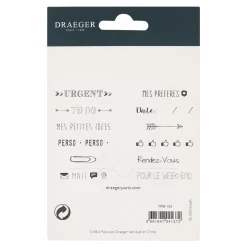 Accessoires & Outils De Diy|Bullet Journal*Draeger Paris Tampon à messages 12 expressions Notes
