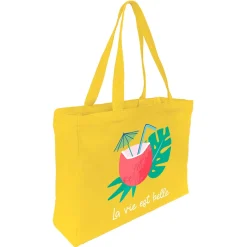 Vacances & Voyages|Sac Tote Bag*Draeger Paris Tote Bag Coton - Plusieurs Imprimés