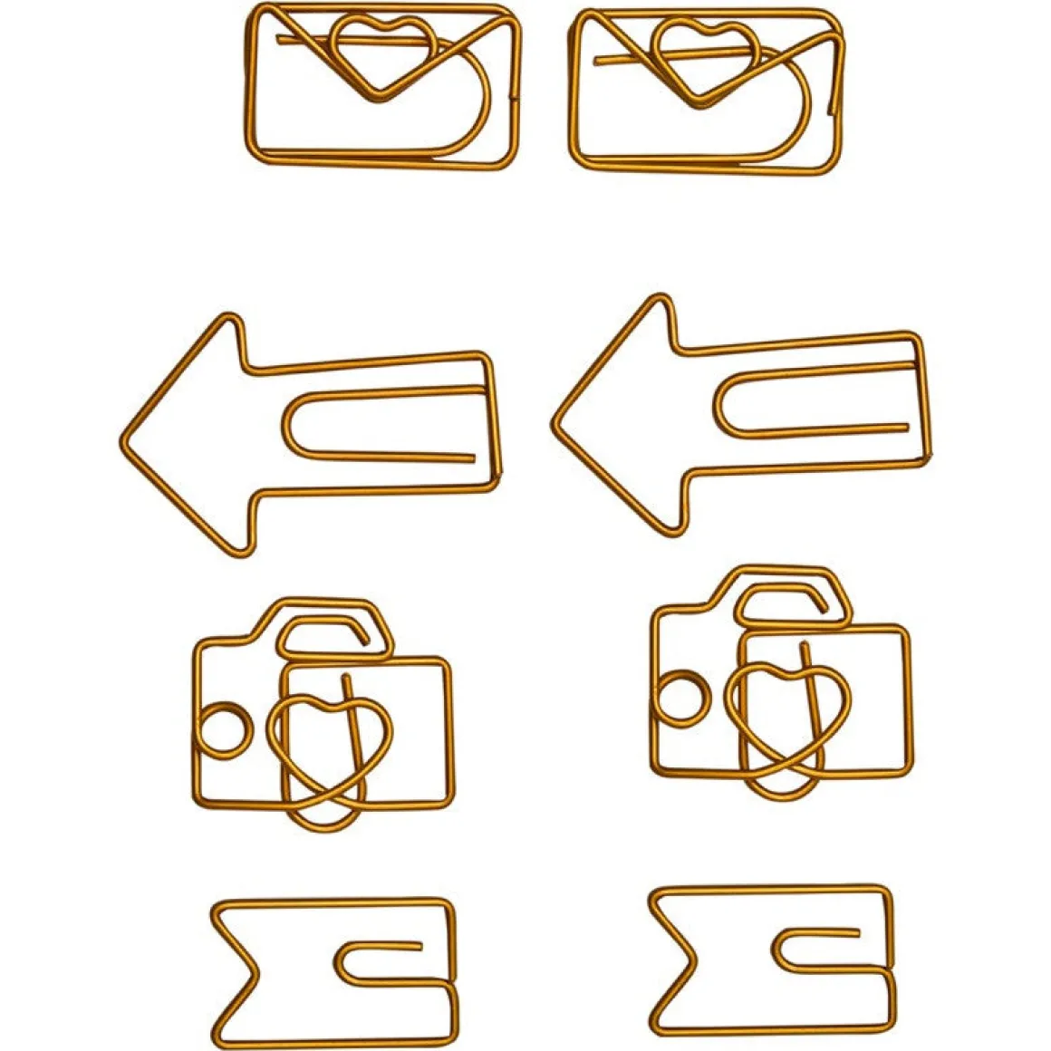 Accessoires & Outils De Diy|Organiseurs*Draeger Paris Trombones fantaisie dorés